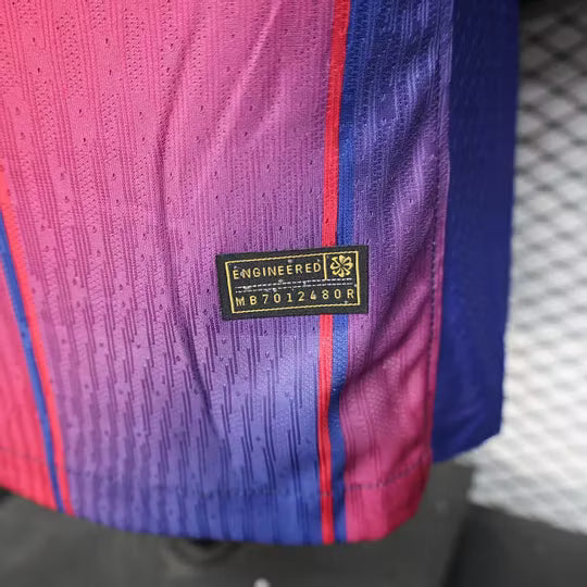 FC Barcelona x Ed Sheeran Joint Edition Home Jersey 2025/2026 – Player Version (1:1 Thai Quality)