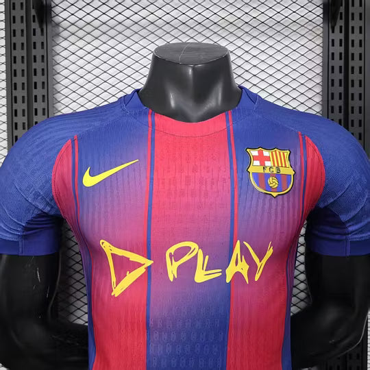 FC Barcelona x Ed Sheeran Joint Edition Home Jersey 2025/2026 – Player Version (1:1 Thai Quality)