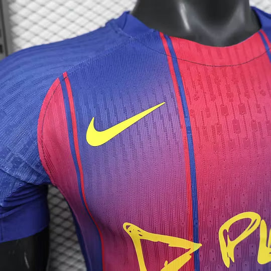 FC Barcelona x Ed Sheeran Joint Edition Home Jersey 2025/2026 – Player Version (1:1 Thai Quality)