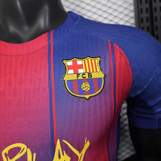 FC Barcelona x Ed Sheeran Joint Edition Home Jersey 2025/2026 – Player Version (1:1 Thai Quality)