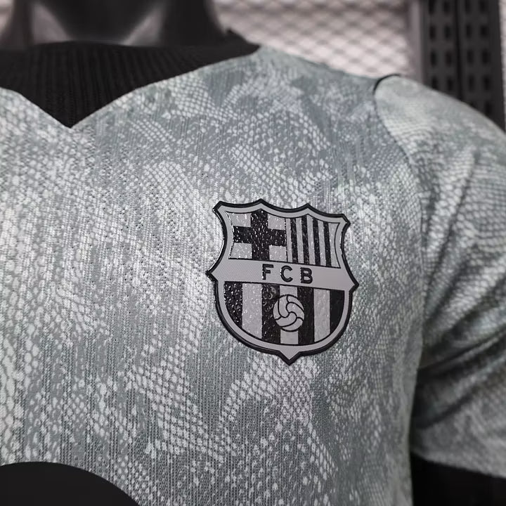 FC Barcelona Goalkeeper Football Shirt 2026/2027 Grey Player Version 1:1 Thai Quality