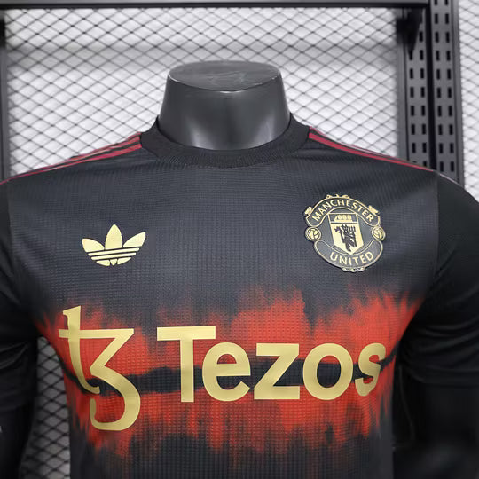 2025/2026 Player Version Manchester United Special Edition Black & Red Football Shirt – 1:1 Thai Quality