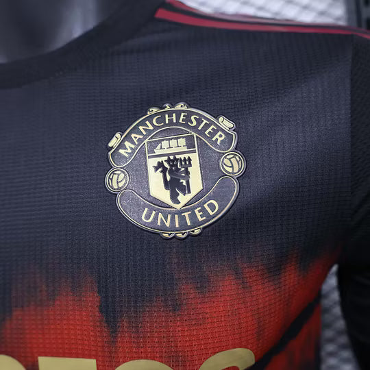 2025/2026 Player Version Manchester United Special Edition Black & Red Football Shirt – 1:1 Thai Quality