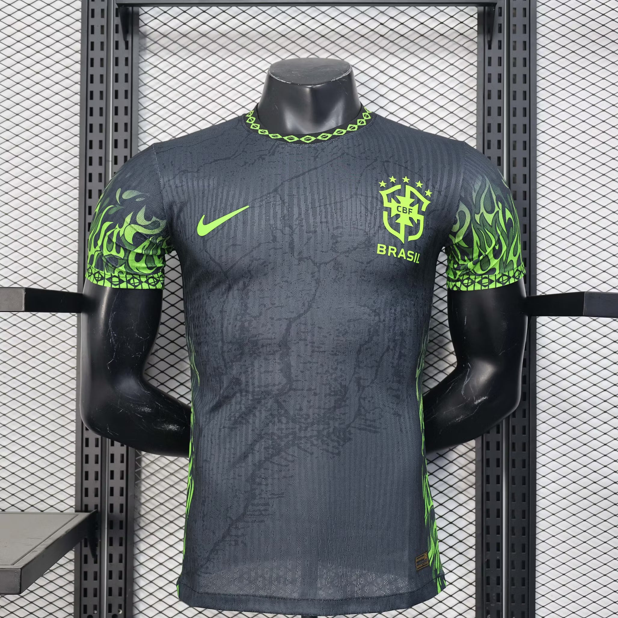 2025 Player Version Brazil Special Edition Black Football Shirt – 1:1 Thai Quality