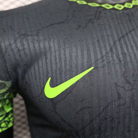 2025 Player Version Brazil Special Edition Black Football Shirt – 1:1 Thai Quality