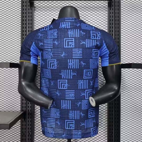 2025/2026 Player Version Real Madrid Special Edition Dark Blue Football Shirt – 1:1 Thai Quality