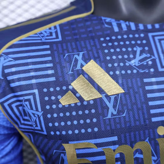2025/2026 Player Version Real Madrid Special Edition Dark Blue Football Shirt – 1:1 Thai Quality