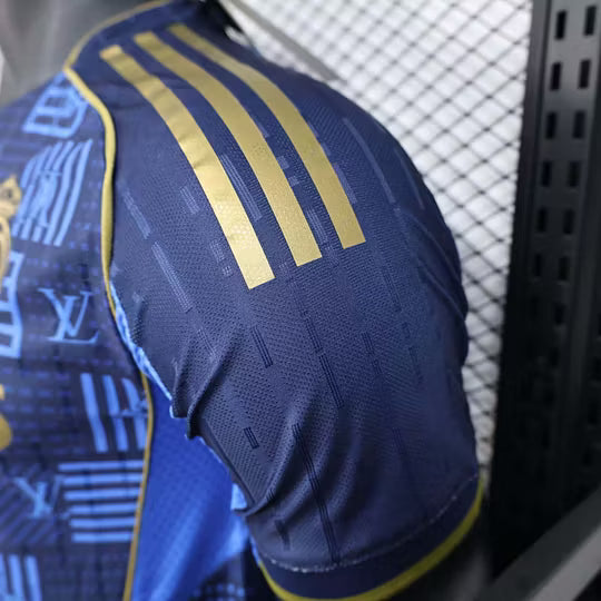 2025/2026 Player Version Real Madrid Special Edition Dark Blue Football Shirt – 1:1 Thai Quality