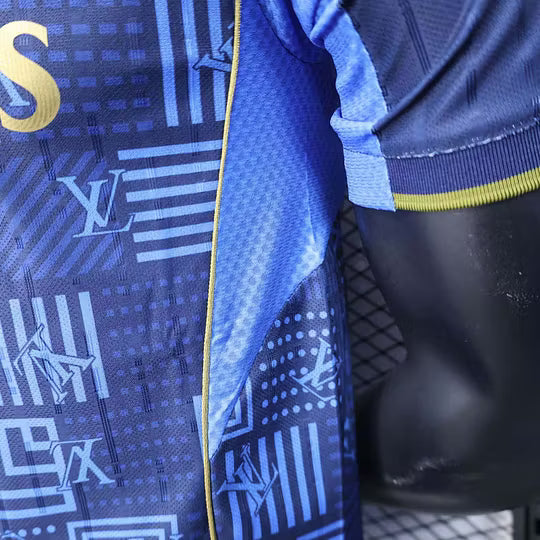 2025/2026 Player Version Real Madrid Special Edition Dark Blue Football Shirt – 1:1 Thai Quality