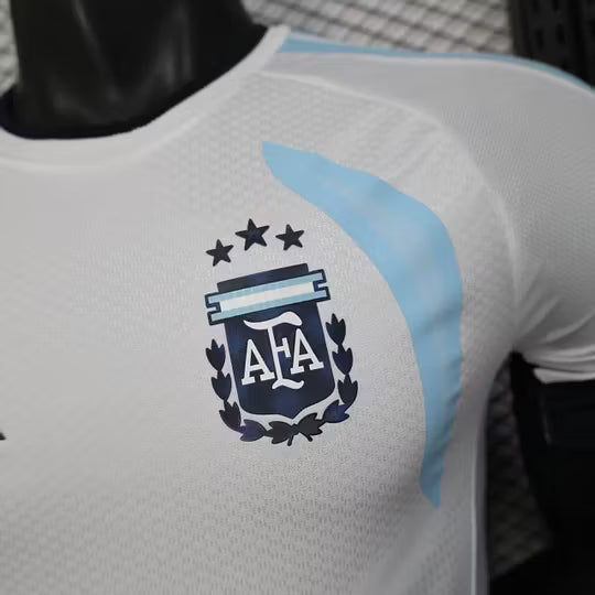 2026 Player Version Argentina National Team Training Suit White Football Shirt – 1:1 Thai Quality