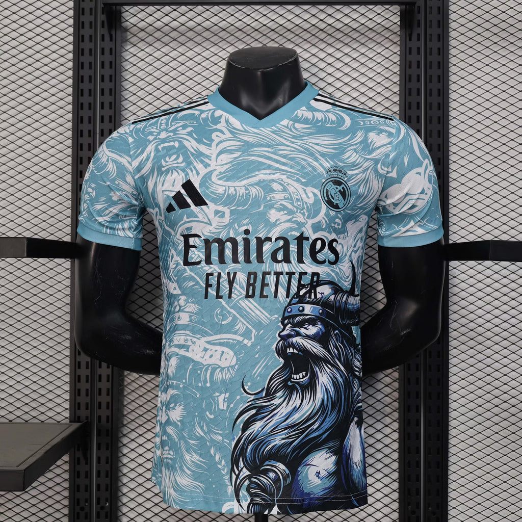 2025/2026 Player Version Real Madrid Special Edition Blue Football Shirt – 1:1 Thai Quality