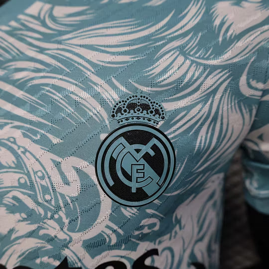 2025/2026 Player Version Real Madrid Special Edition Blue Football Shirt – 1:1 Thai Quality