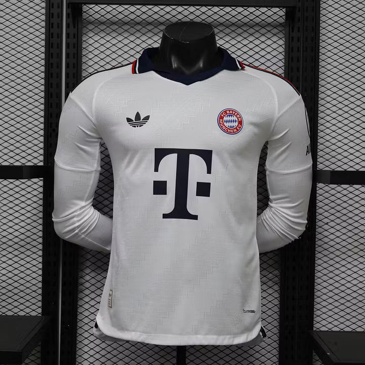 Bayern München Away Long Sleeve Football Shirt 2026/2027 Player Version 1:1 Thai Quality