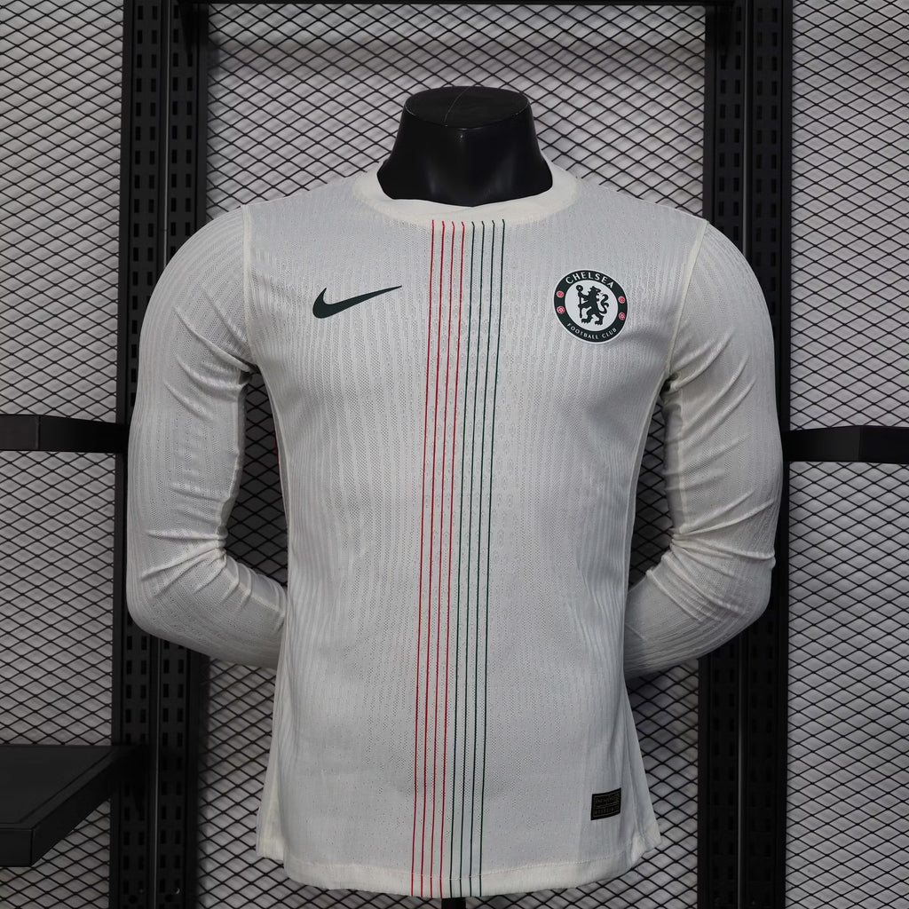 Chelsea Away Long Sleeve Jersey 2025/2026 (Player Version, 1:1, Thai Quality)