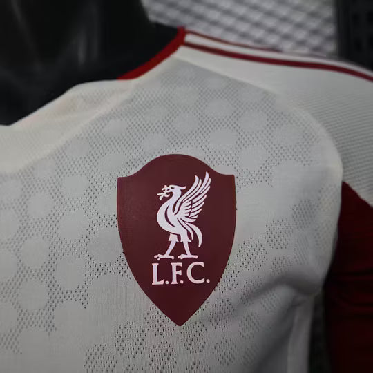 2025/2026 Player Version Long Sleeve Liverpool Away Football Shirt – 1:1 Thai Quality