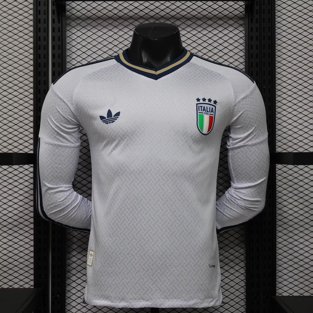 2026 Player Version Long Sleeve Italy National Team Away Football Shirt – 1:1 Thai Quality