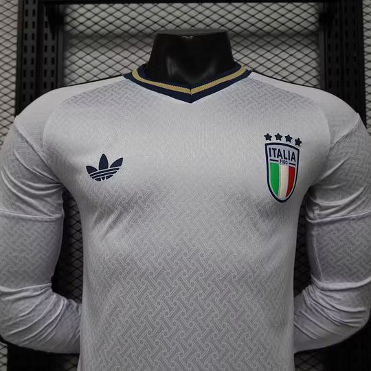 2026 Player Version Long Sleeve Italy National Team Away Football Shirt – 1:1 Thai Quality