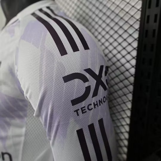 2025/2026 Player Version Long Sleeve Manchester United Away Football Shirt – 1:1 Thai Quality