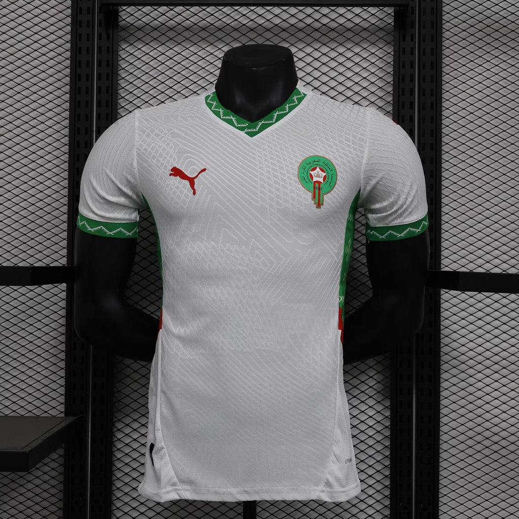 2025 Player Version Morocco National Team Away Football Shirt – 1:1 Thai Quality