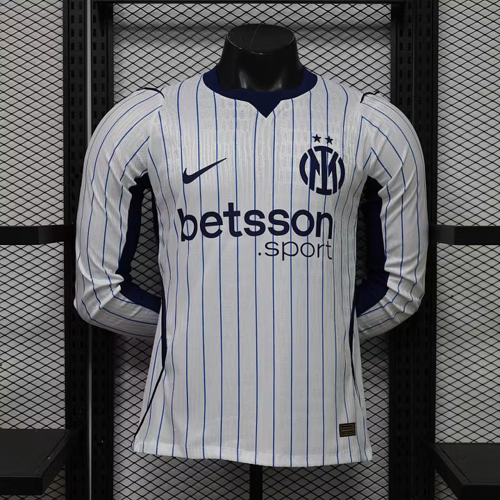 Inter Milan Away Long Sleeve Football Shirt 2026/2027 Player Version 1:1 Thai Quality