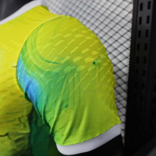 2025/2026 Player Version Real Madrid Special Edition Yellow And Green Football Shirt – 1:1 Thai Quality
