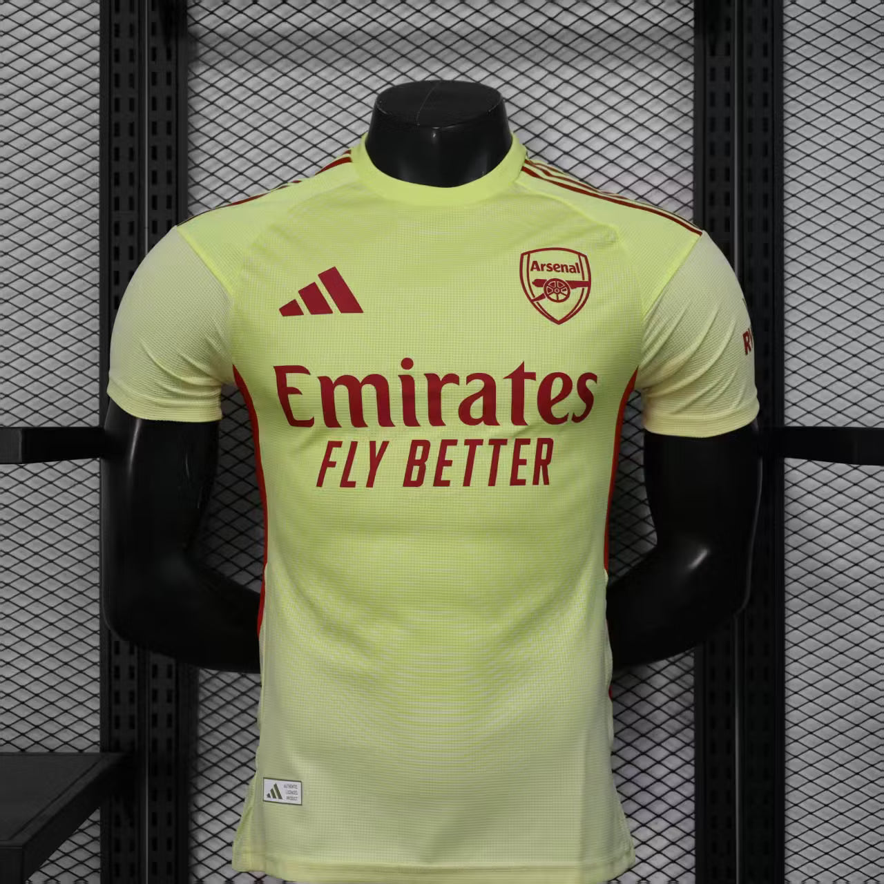 2025/2026 Player Version Arsenal Goalkeeper Yellow Football Shirt – 1:1 Thai Quality