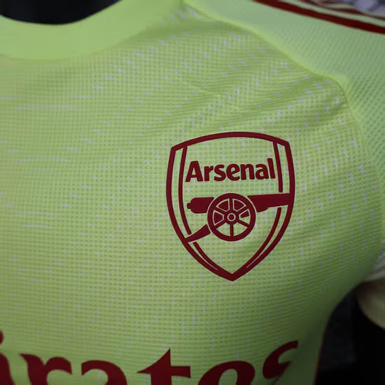 2025/2026 Player Version Arsenal Goalkeeper Yellow Football Shirt – 1:1 Thai Quality