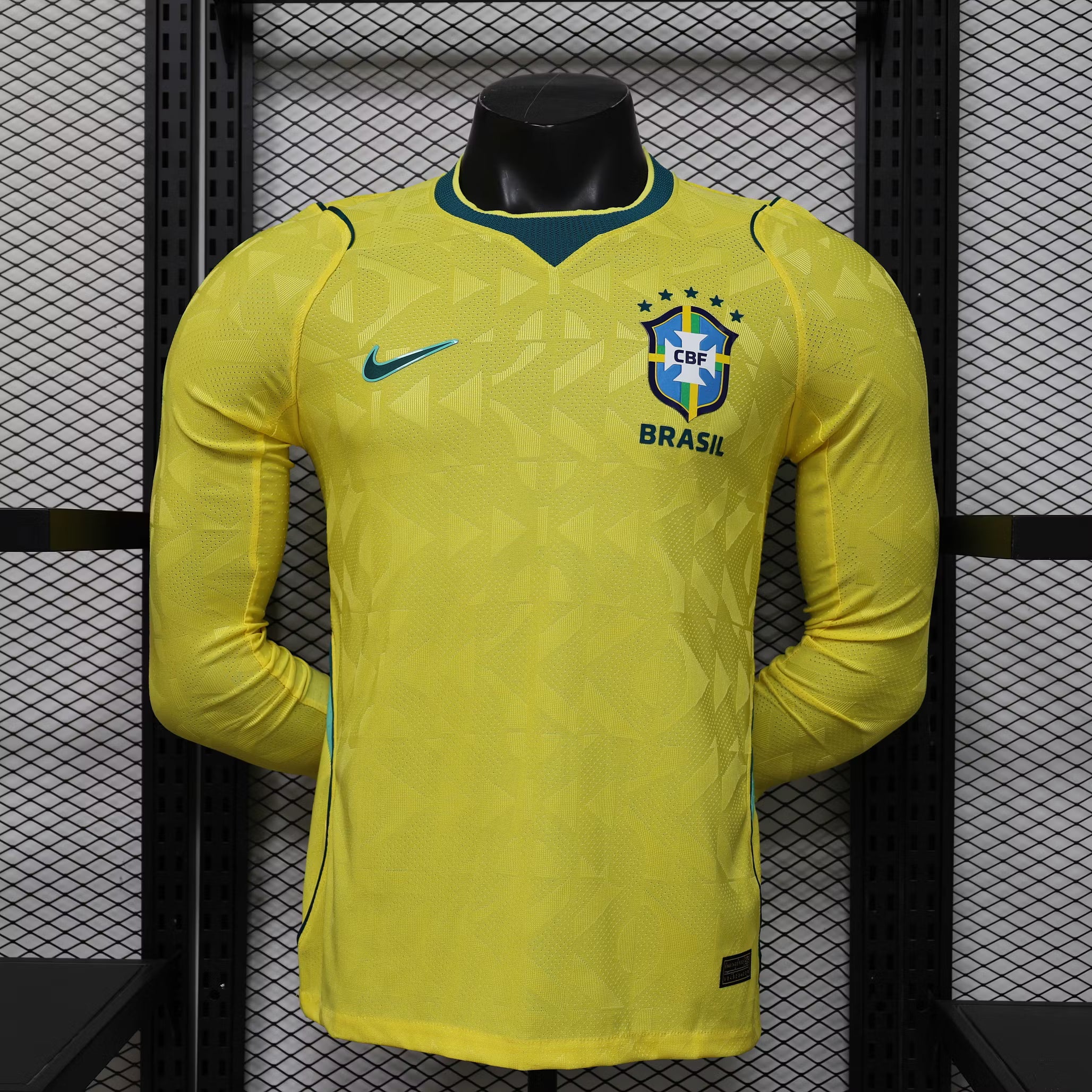 2026 Player Version Long Sleeve Brazil Home Football Shirt – 1:1 Thai Quality