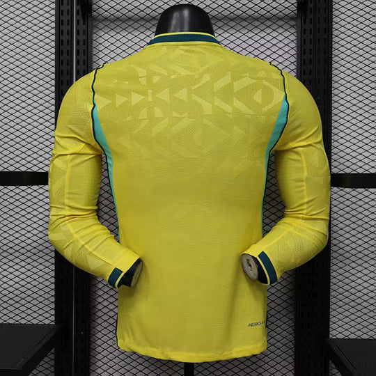 2026 Player Version Long Sleeve Brazil Home Football Shirt – 1:1 Thai Quality