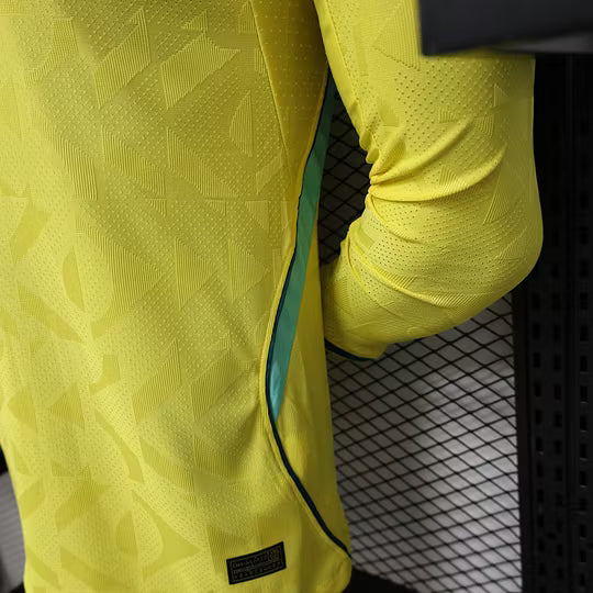 2026 Player Version Long Sleeve Brazil Home Football Shirt – 1:1 Thai Quality